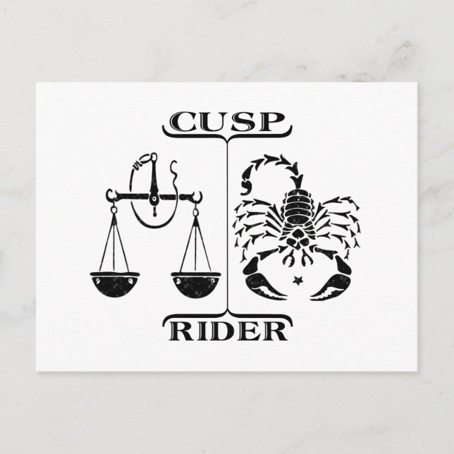 Libra/Scorpio Vykort (Framsida)