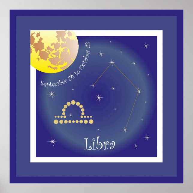 Libra September 24 to October 23 Poster (Framsidan)
