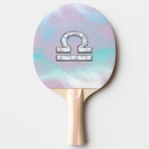 Libra Sign Mor i Pearl Stil Pingisracket