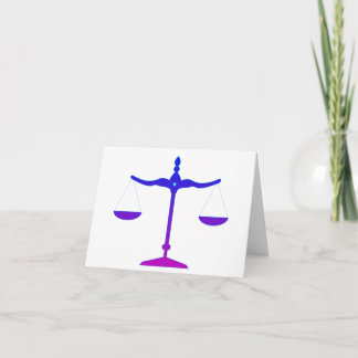 Libra-skalekort Kort