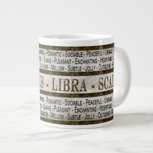 LIBRA - SKALER - COFFEE/SOPPA/JUMBO MUGG - TEXT JUMBO MUGG