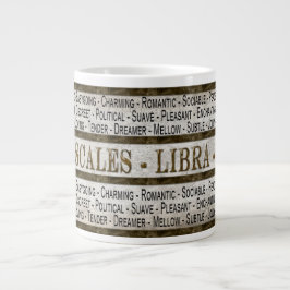 LIBRA - SKALER - COFFEE/SOPPA/JUMBO MUGG - TEXT JUMBO MUGG