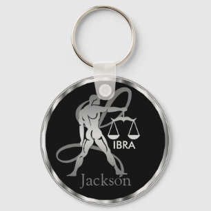 Libra ♎ skalorna - Zodiac-tecken Nyckelring