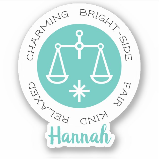 Libra Sticker Klistermärken (Framsida)