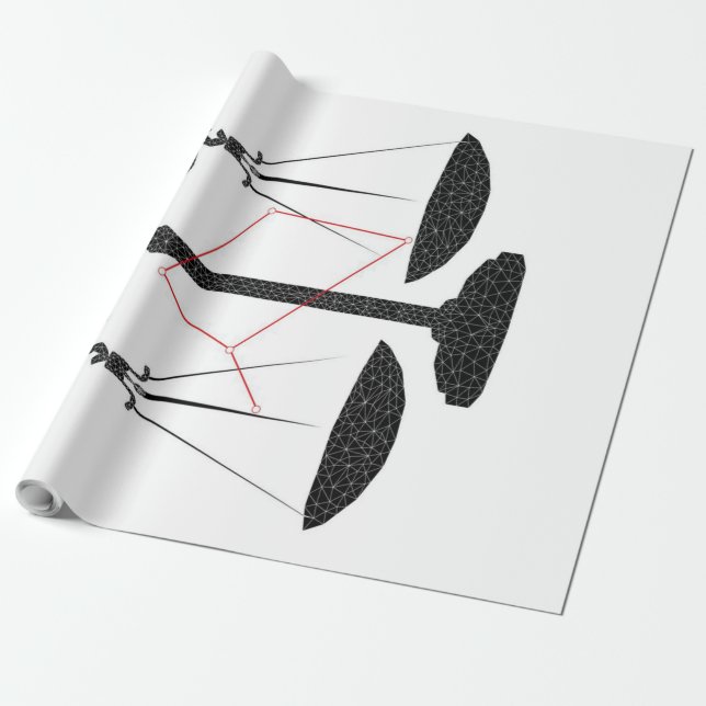 Libra-stjärnor | Cute Birthday Gift Presentpapper (Utrullad)