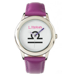 Libra Stjärntecken. Barnklockor. Armbandsur