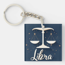 Libra Stjärntecken Ikon med Balanserad Våg