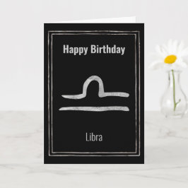 Libra stjärntecken zodiac astrology Grattis på föd Kort
