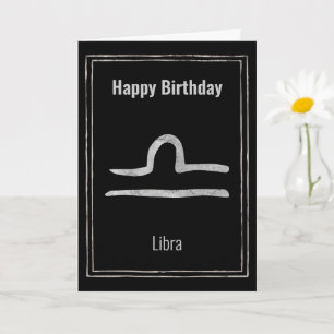 Libra stjärntecken zodiac astrology Grattis på föd Kort