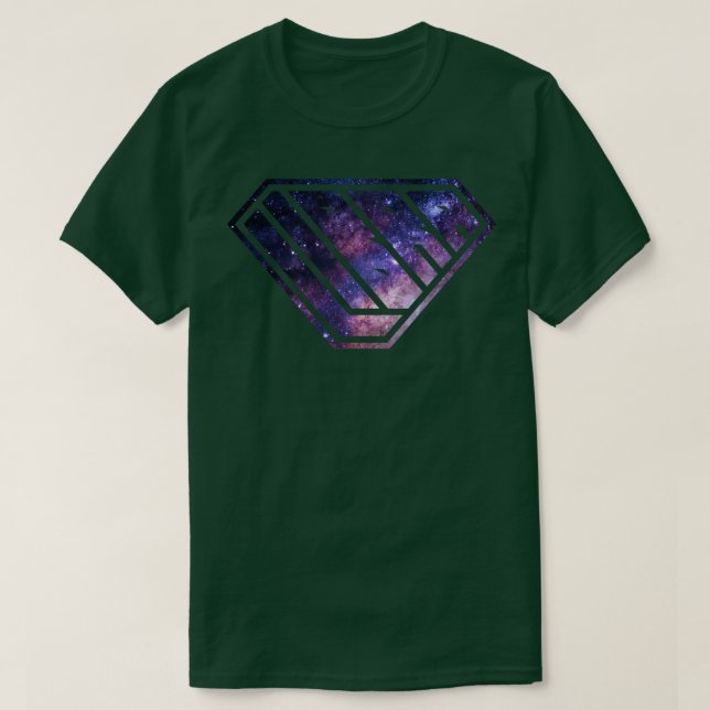 Libra SuperEmdriven Zodiac Cosmos T Shirt (Design framsida)