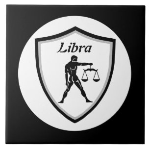 Libra-symbol Kakelplatta