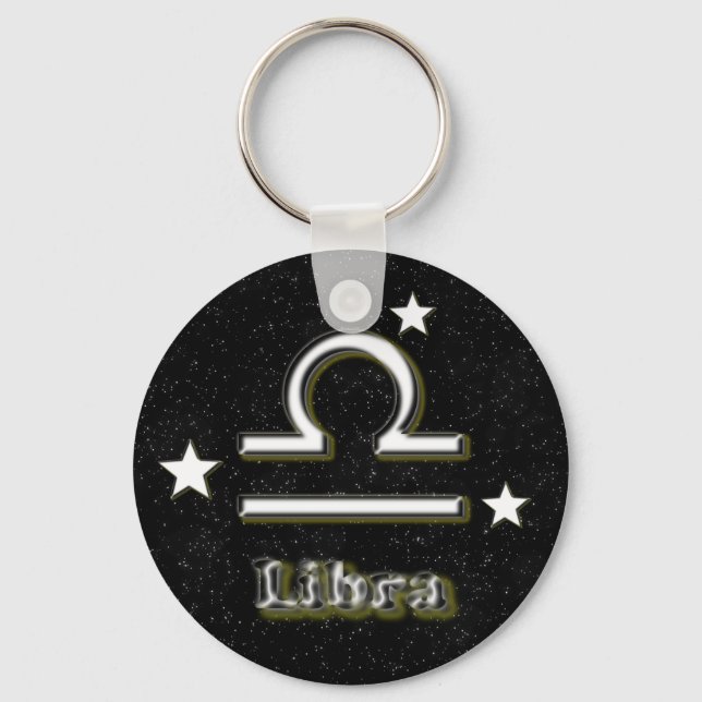 Libra-symbol Nyckelring (Framsida)