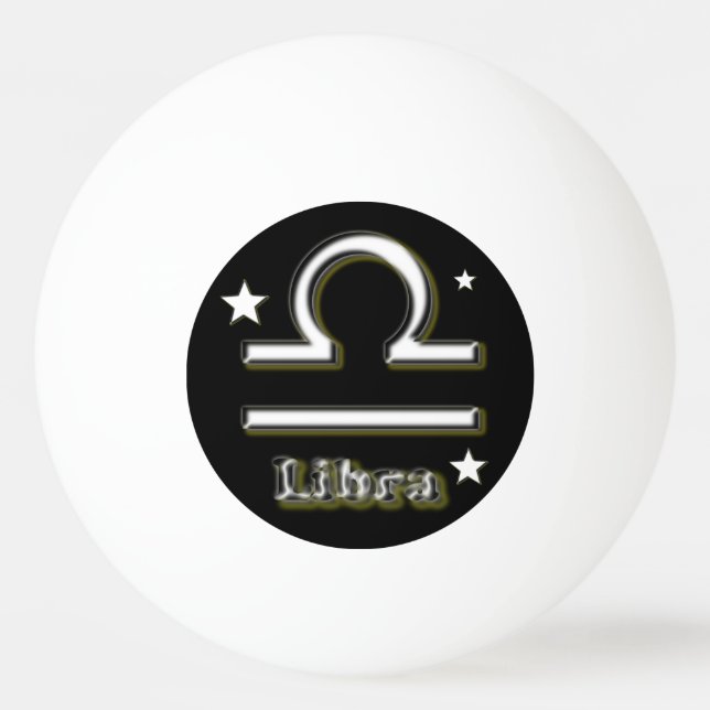 Libra-symbol Pingisboll (Framsidan)