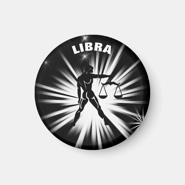 Libra-tecken Magnet (Framsidan)