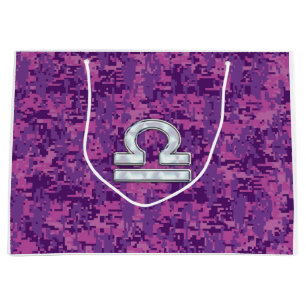 Libra-tecken på Fuchsia Digital Camo