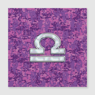 Libra-tecken på Fuchsia Digital Camo