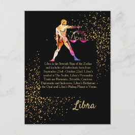 Libra the Scales Vykort