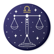 Libra the Scales Zodiac Sign Magnet