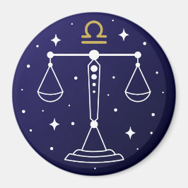 Libra the Scales Zodiac Sign Magnet