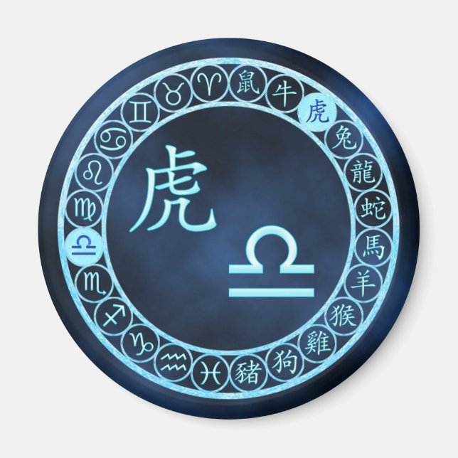 Libra/Tiger Magnet (Framsidan)