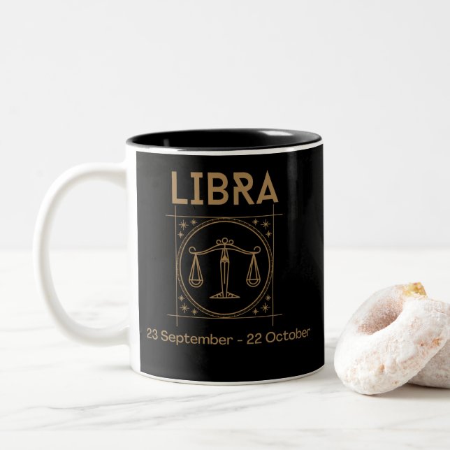 Libra Två-Tonad Mugg (Med munk)