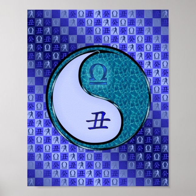 Libra & Vatten Ox Poster (Framsidan)