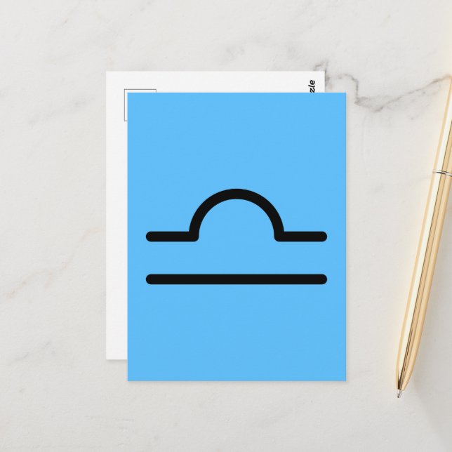 Libra Vykort (Fram/Back In Situ)