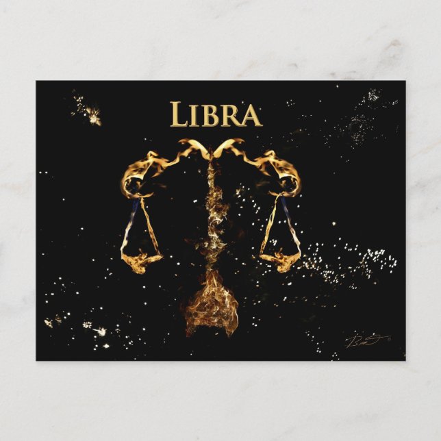 Libra - Vykort (Framsida)