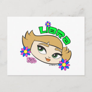 Libra-vykort Vykort