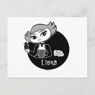 Libra-vykort Vykort