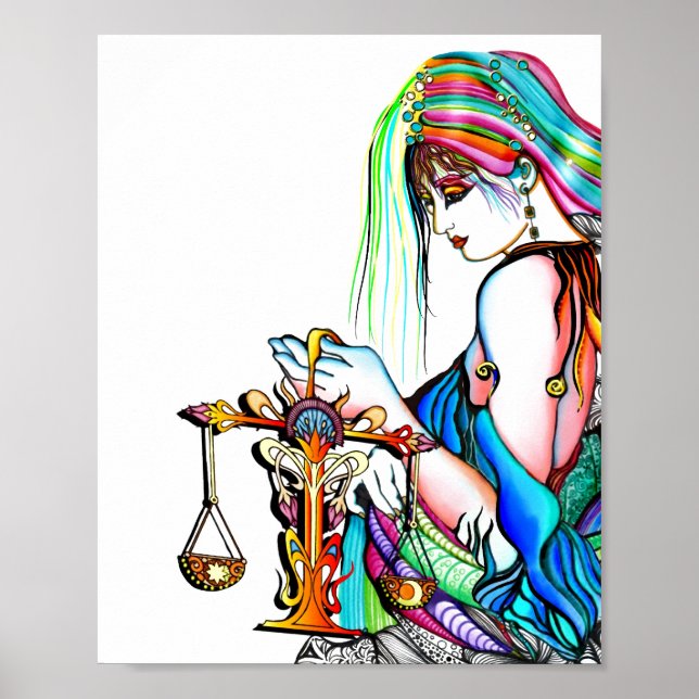 Libra Woman Poster (Framsidan)