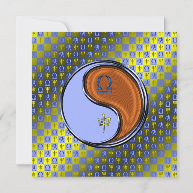 Libra & Wood Monkey Kort (Framsida)