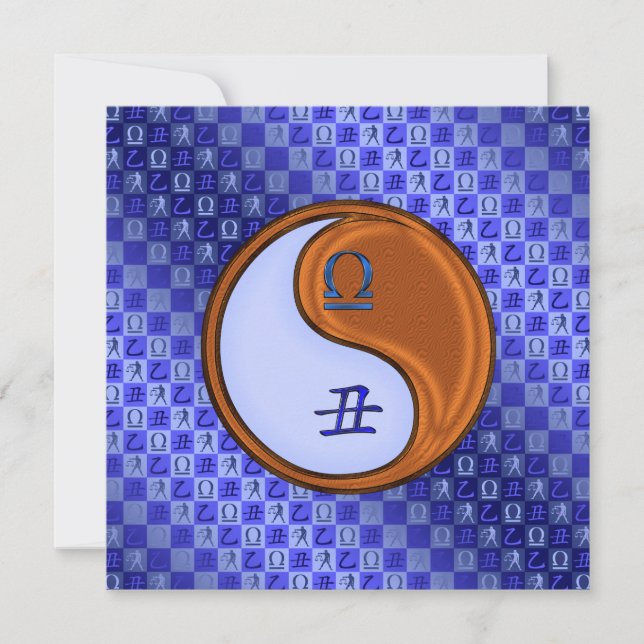 Libra & Wood Ox Kort (Framsida)