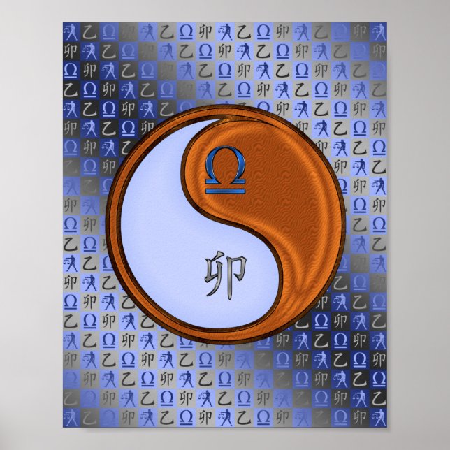 Libra & Wood Rabbit Poster (Framsidan)