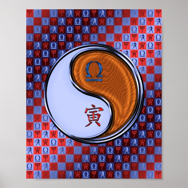 Libra & Wood Tiger Poster (Framsidan)