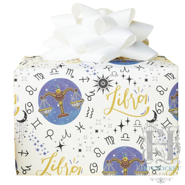 Libra Wrapping Papper Presentpapper (Skapare uppladdad)