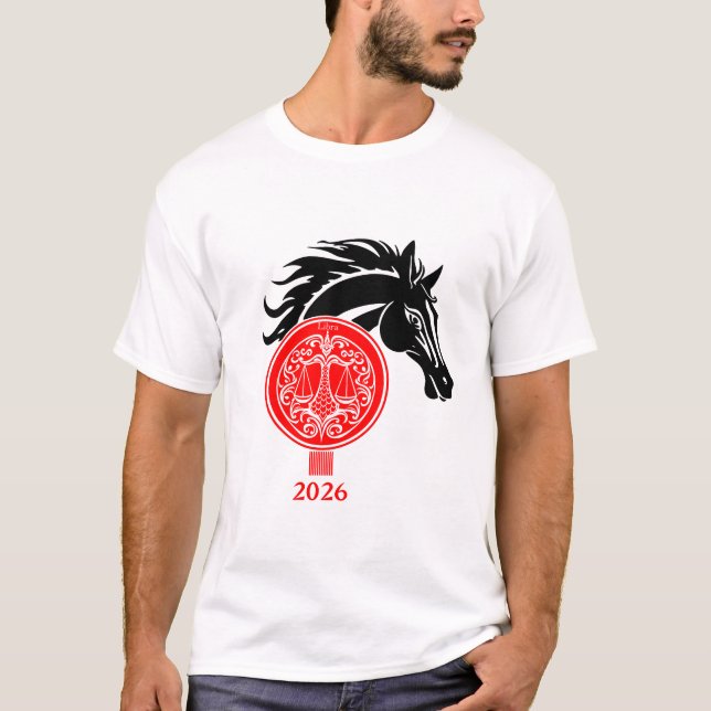Libra x År 2026 T Shirt (Framsida)