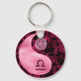 Libra Yin Yang Nyckelring