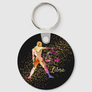 Libra - Zodiac Astrologitecken Nyckelring