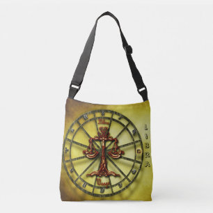 Libra Zodiac Astrology design Horoscope Axelväska