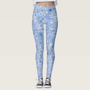 Libra zodiac Boho mönster Leggings