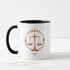 Libra zodiac boho watercolor Coffee Mug Mugg