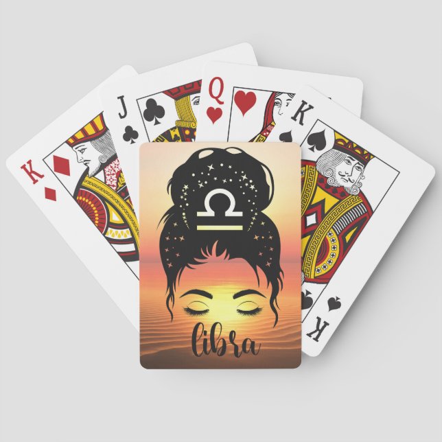 Libra Zodiac Casinokort (Baksidan)