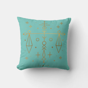 Libra Zodiac Dekorativ kudde för Tonåringar, Kvinn