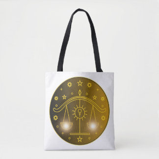 Libra Zodiac Emblem | Minimal Celestial Symbol Tygkasse