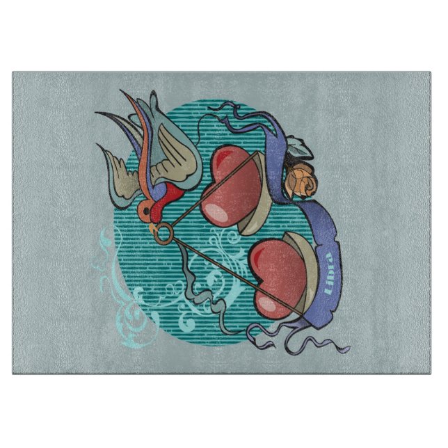 Libra zodiac i tatuering - Cute Libra Zodiac Älska (Framsidan)