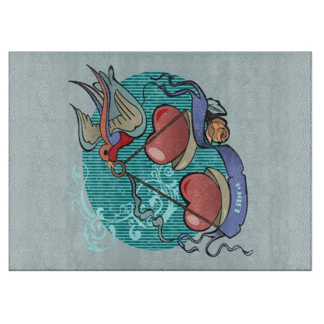 Libra zodiac i tatuering - Cute Libra Zodiac Älska (Framsidan)