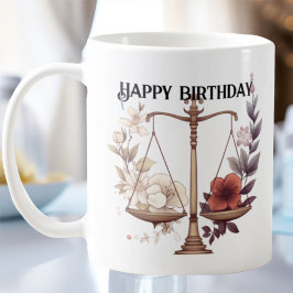 Libra zodiac kaffemugg