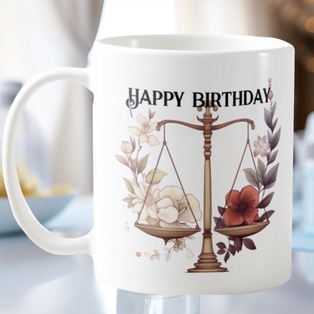 Libra zodiac kaffemugg (Skapare uppladdad)