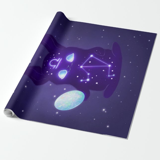 Libra Zodiac Monster - Funny Libra Zodiac Älskare Presentpapper (Utrullad)